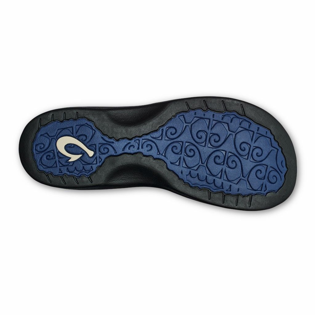 Olukai Women's Ohana Flip Flop - Marine / Black US380-496